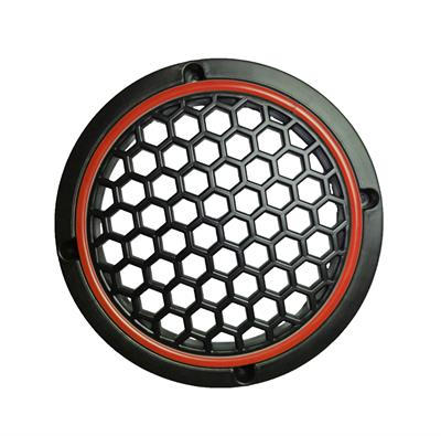 Neon Işıklı 16 cm Hoparlör ve Midrange Kapağı - 2 Adet - Kırmızı