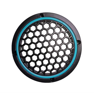 Neon Işıklı 16 cm Hoparlör ve Midrange Kapağı - 2 Adet - Turkuaz