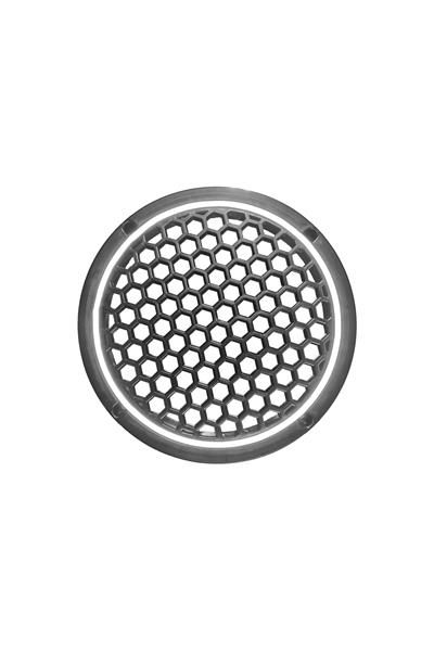 Neon Işıklı 20 cm Hoparlör ve Midrange Kapağı - 2 Adet - Beyaz