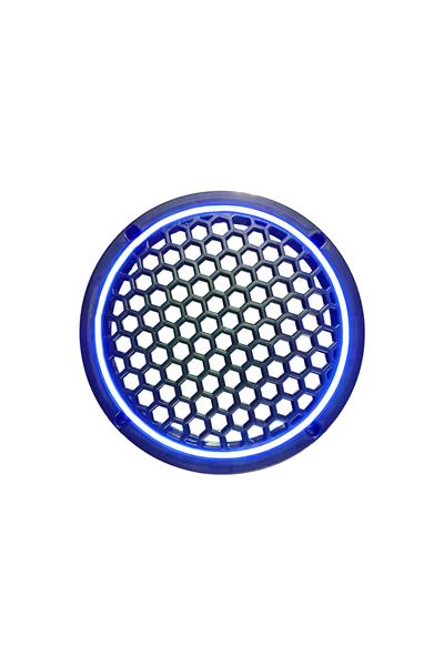 Neon Işıklı 20 cm Hoparlör ve Midrange Kapağı - 2 Adet - Mavi