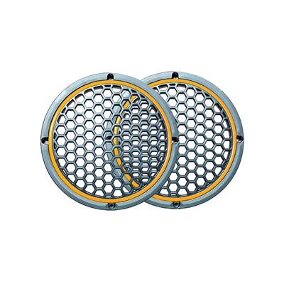 Neon Işıklı 20 cm Hoparlör ve Midrange Kapağı - 2 Adet - Turuncu