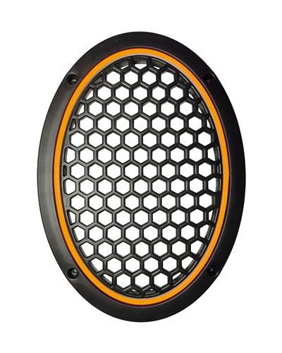 Neon Işıklı (6x9) İnç Kaliteli Plastik Hoparlör Ve Midrange Kapağı - 2 Adet - Turuncu