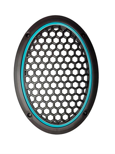 Neon Işıklı (6x9) İnç Kaliteli Plastik Hoparlör Ve Midrange Kapağı - 2 Adet - Turkuaz