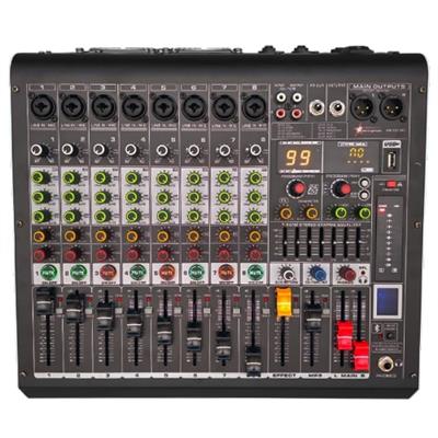 PM-8B1200 - 8 kanal 99 DSP Effect Power Mixer - 8 Mono + 1 AUX Giriş - 2x600 WATT