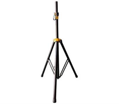 Profesyonel Metal Kabin Hoparlör Standı - Çift Makaslı - Sarı