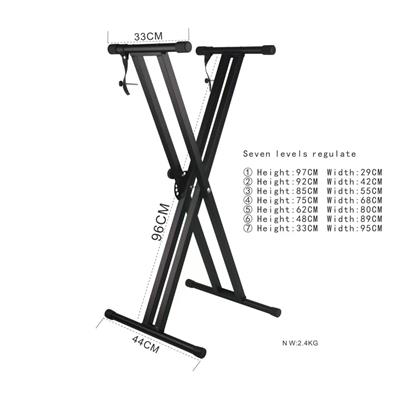 Profesyonel Org Klavye Standı - Kademeli Boy Ayarlı Org Sehpası