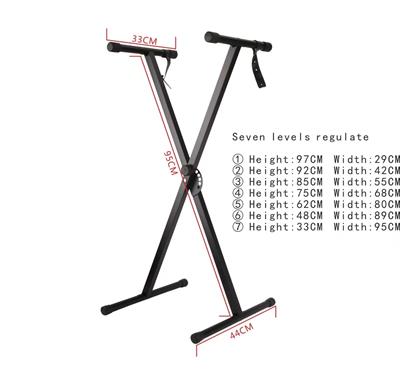 Profesyonel Org Ve Klavye Standı - Kademeli Boy Ayarlı Org Sehpası