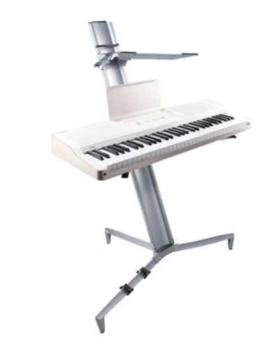 Profesyonel Spider Org Klavye Standı - Gri Robot Org Sehpası Çift Katlı Çanta Hediyeli