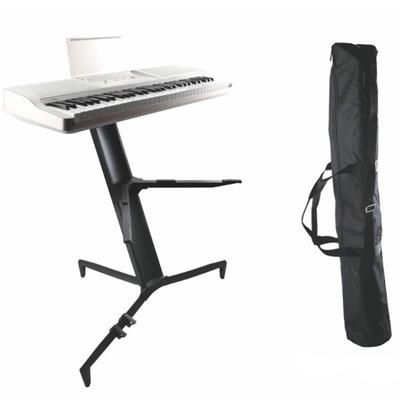 Profesyonel Spider Org Klavye Standı - Siyah Robot Org Sehpası Çift Katlı Çanta Hediyeli