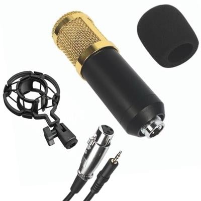 Profesyonel Stüdyo Kayıt Mikrofonu Youtuber Twitch Oyun Mikrofonu - 3.5mm jaklı