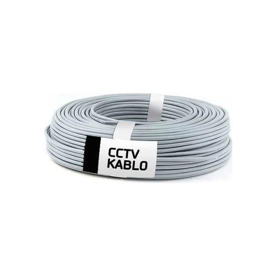 100 Metre Kaliteli 2+1 - 0.50 MM CCTV Güvenlik Kamera Kablosu