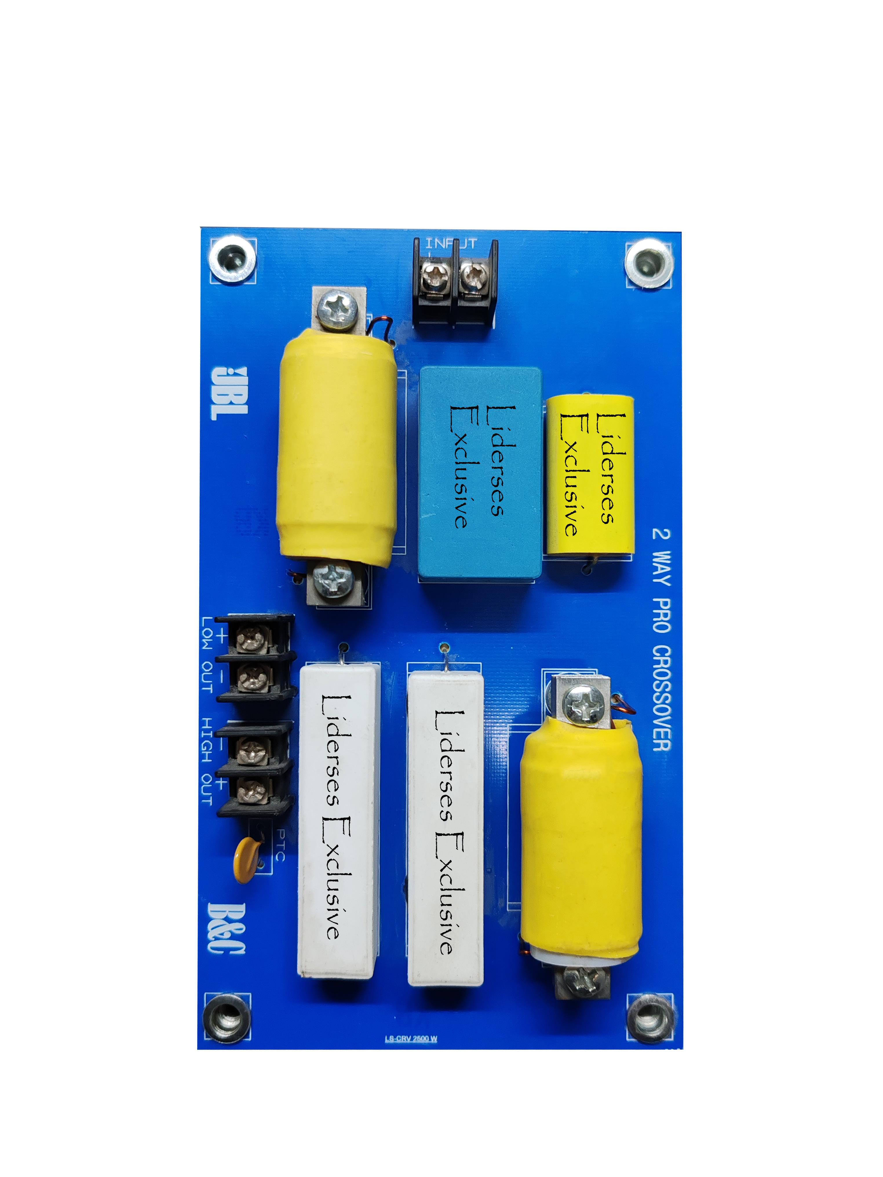 2 Yollu Crossover Kule Filtre Devresi - 1x500W + 1x180W