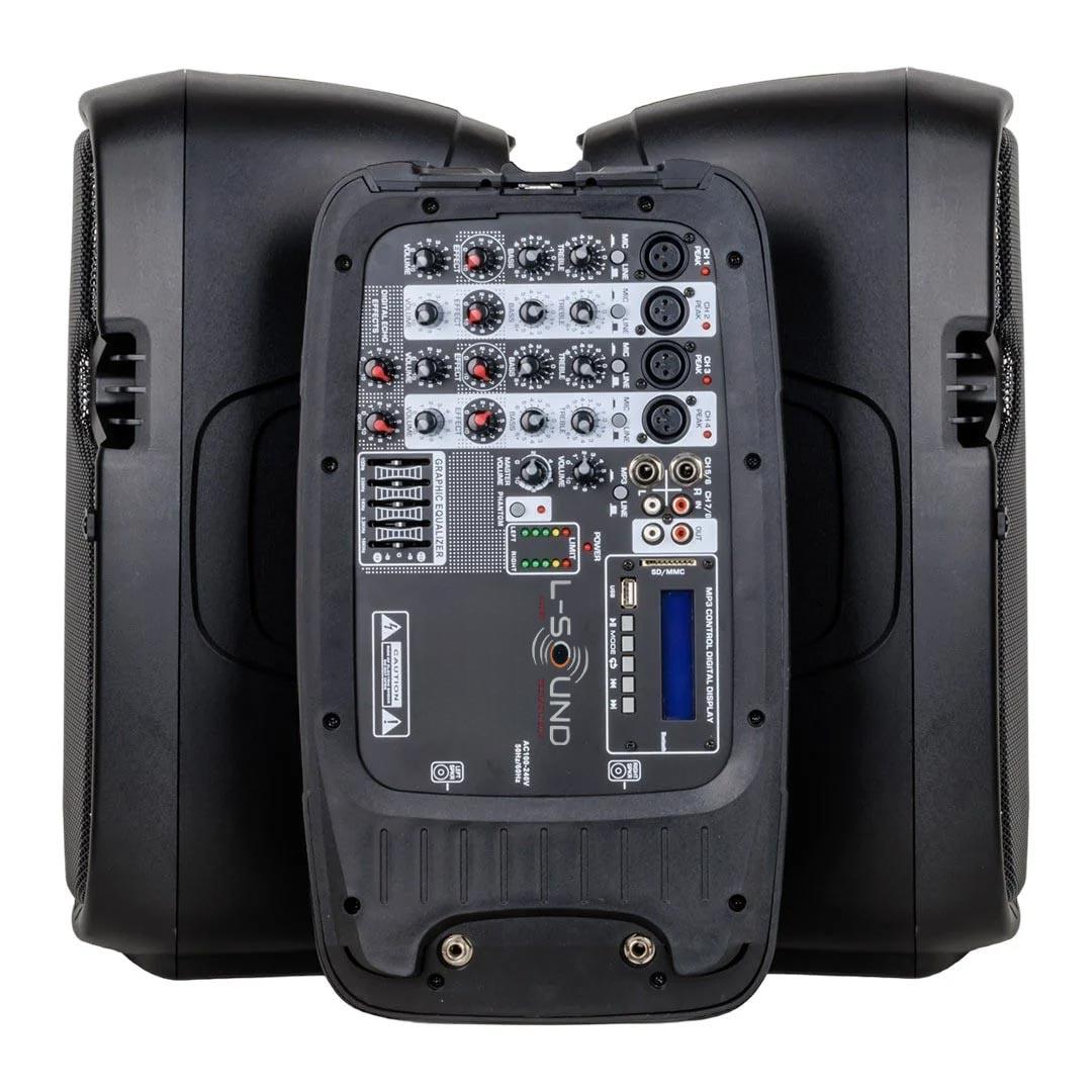 25 Cm 10 Inç Amfili Hoparlör Kabini Seti - 400 WATT - 2 X10