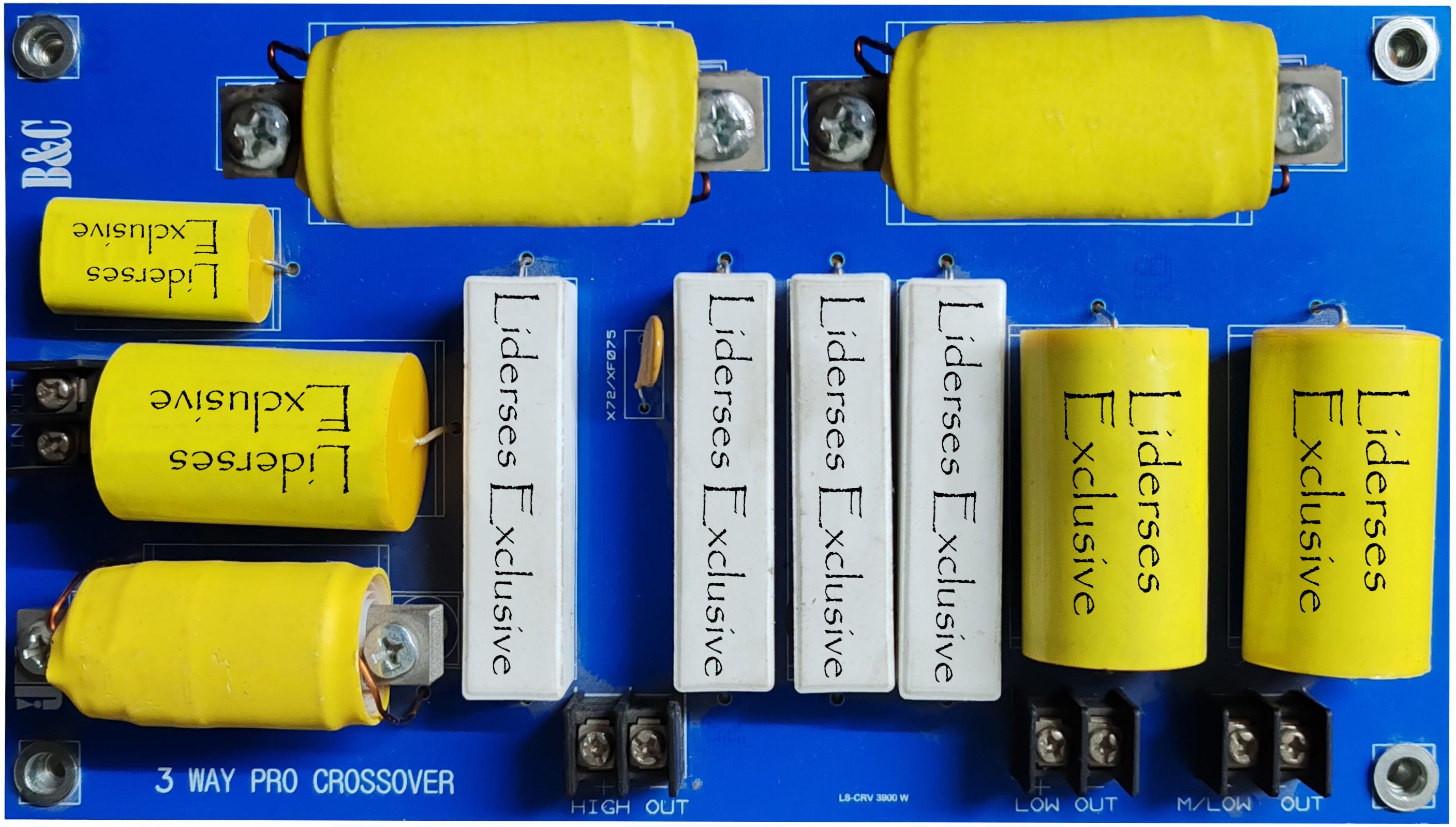 3 Yollu Crossover Kule Filtre Devresi - 2x900W + 1x180W