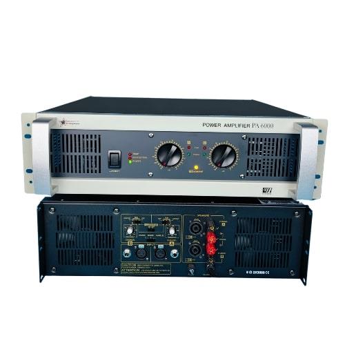 PA 6000 - 2 kanal 3U Power Amfi - 2x3000 WATT