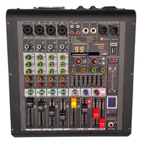 PM-4B800 - 4 kanal 99 DSP Effect Power Mixer - 4 Mono + 1 AUX Giriş - 2x400 WATT