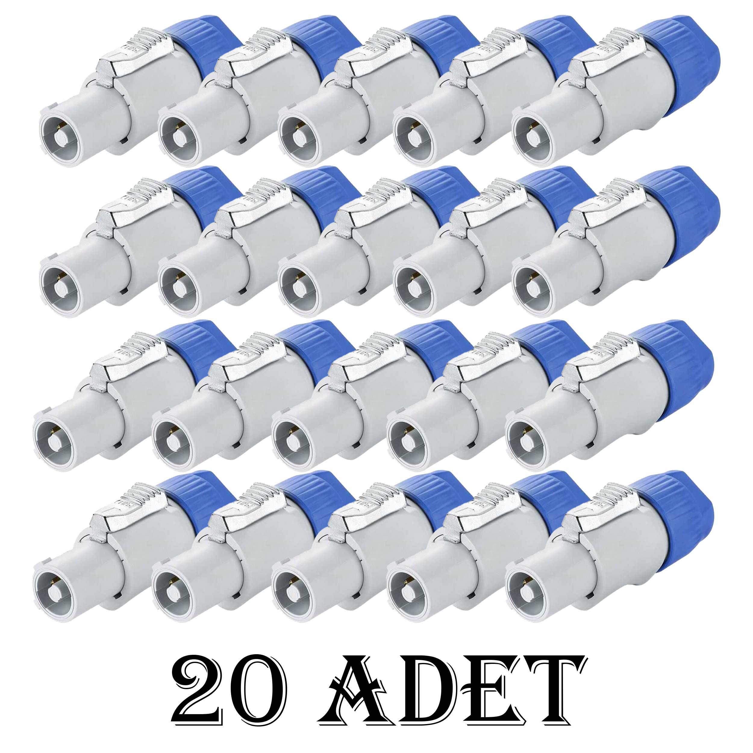 Powercon OUT Jak Konnektör 20A / 250V AC - 20 ADET