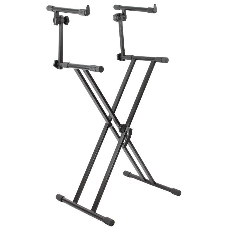 Profesyonel Çift Katlı Org Klavye Standı - Org Sehpası 2 Katlı