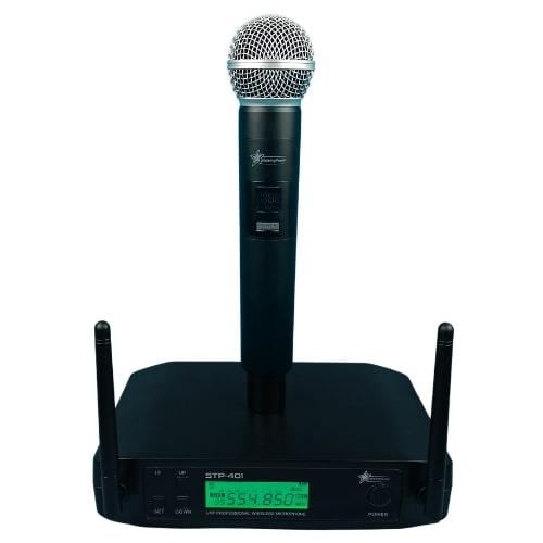 STP-401-E - UHF Telsiz Mikrofon - 1 El - 99 Kanal