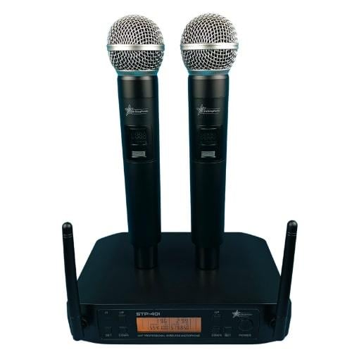 STP-401 EE - UHF Telsiz Mikrofon - 2 El - 2X99 Kanal