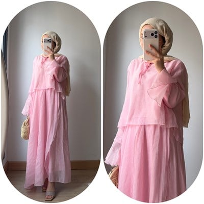 Maria Etekli Takım Pembe