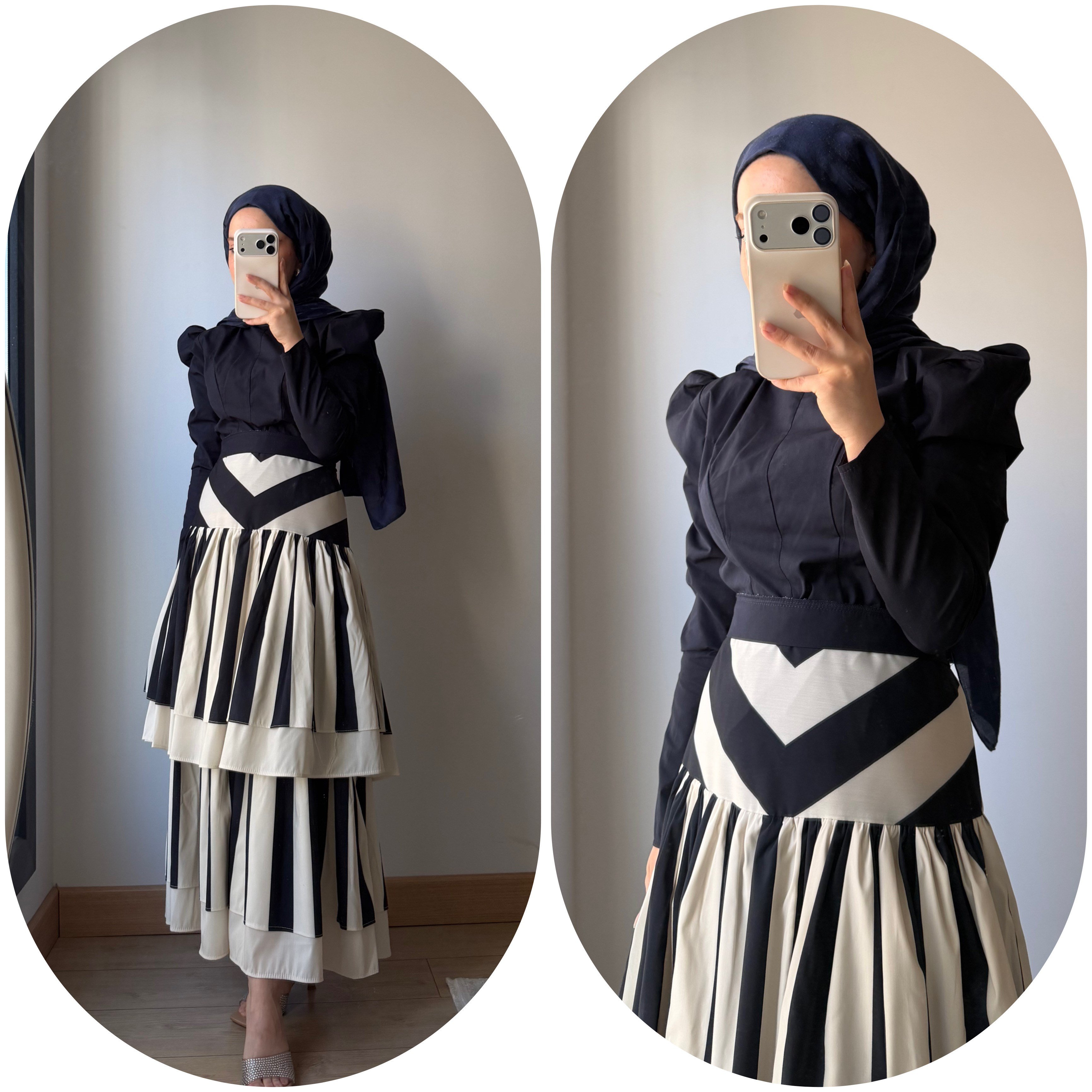 BETTY ETEKLİ TAKIM LACİVERT