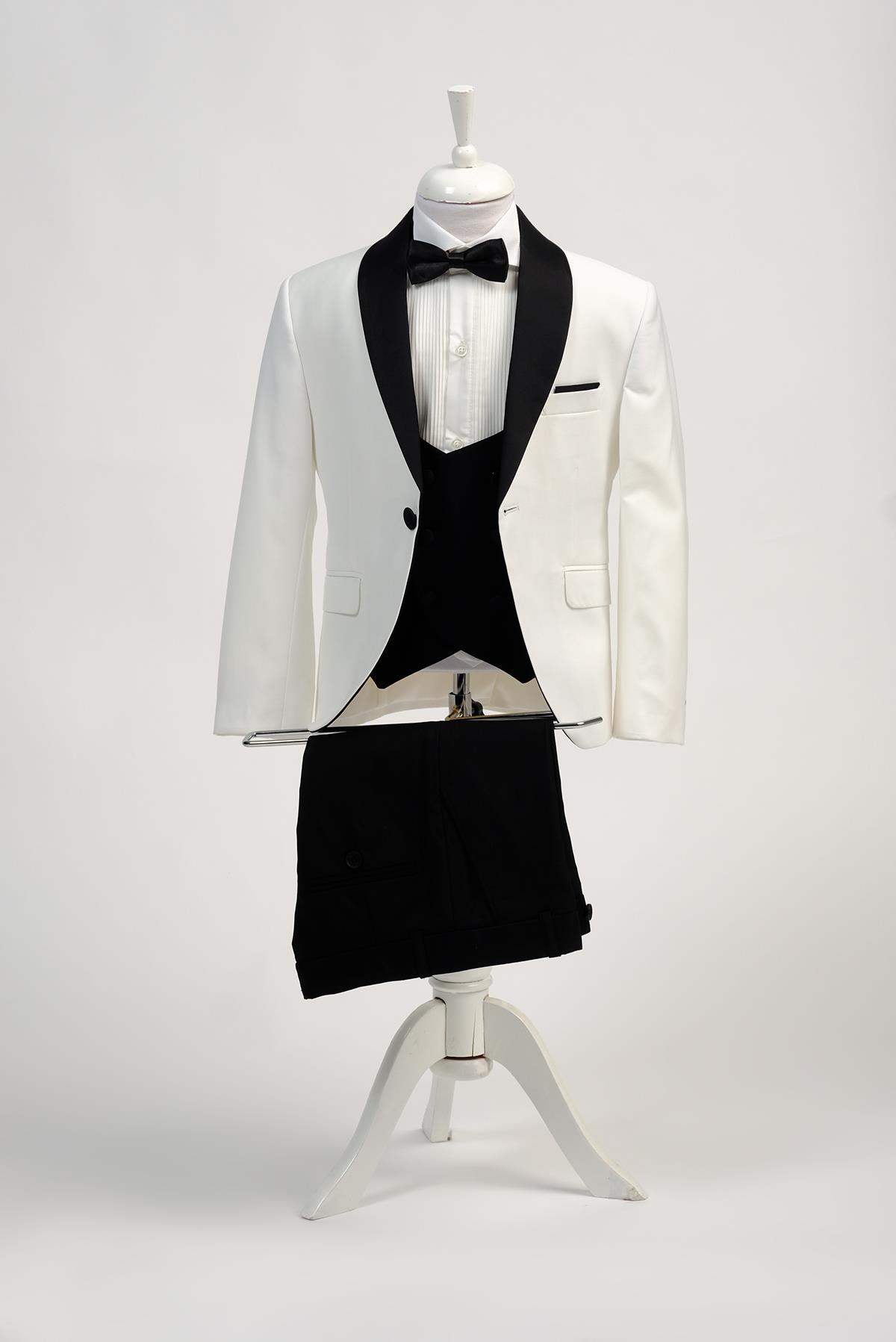 Doctor Junior Erkek Çocuk Smokin Takım Elbise Slim Fit
