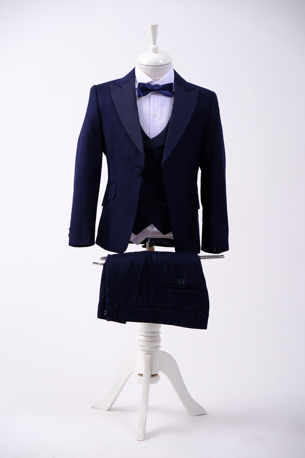 Doctor Junior Slim Fit Erkek Çocuk Smokin Takım Elbise