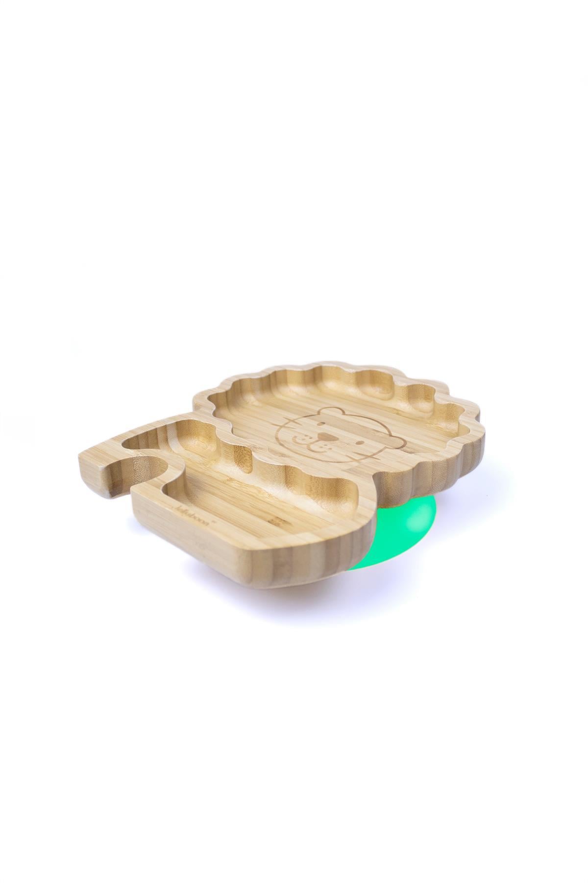 jellyboon bambu aslan vakumlu tabak (yeşil)