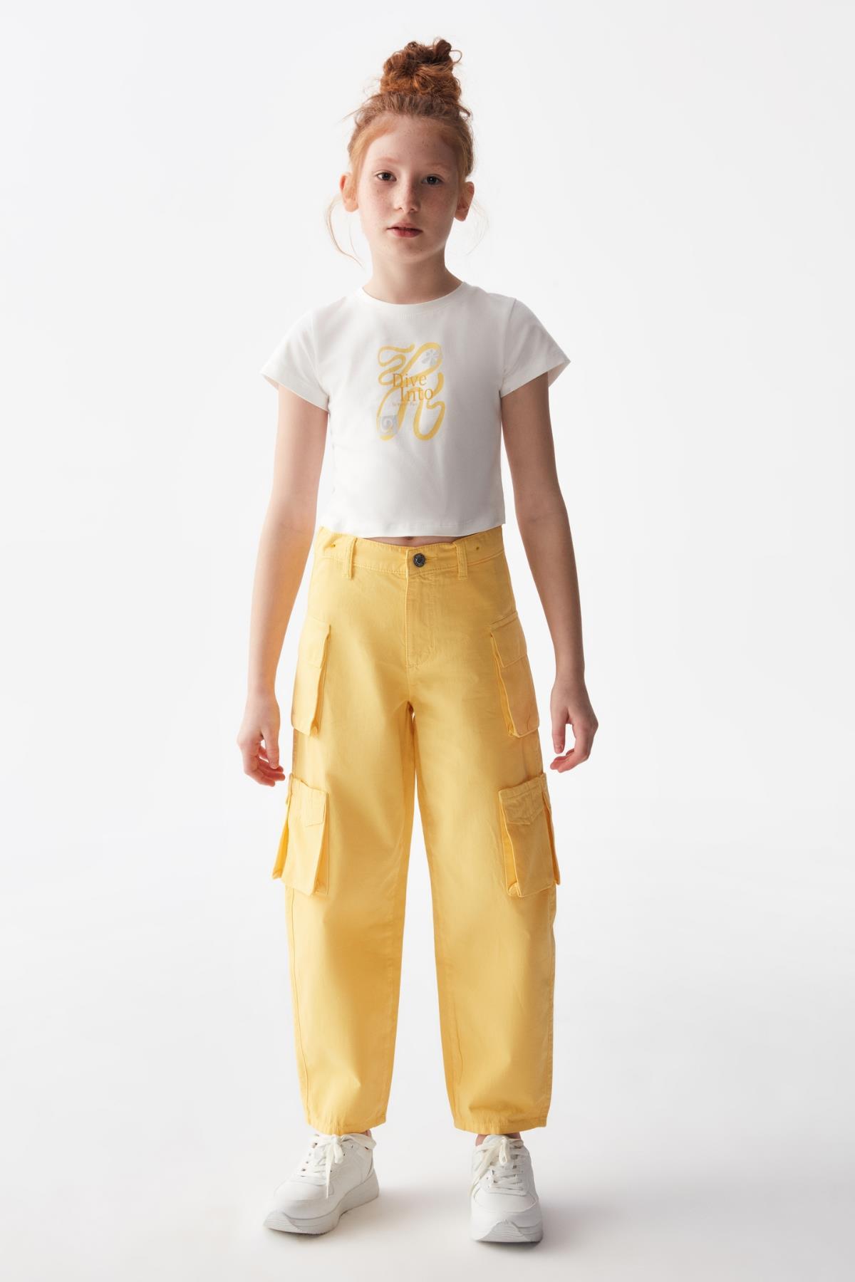 Nk Kids 2'li Kargo Pantolonlu Kız Çocuk Takım