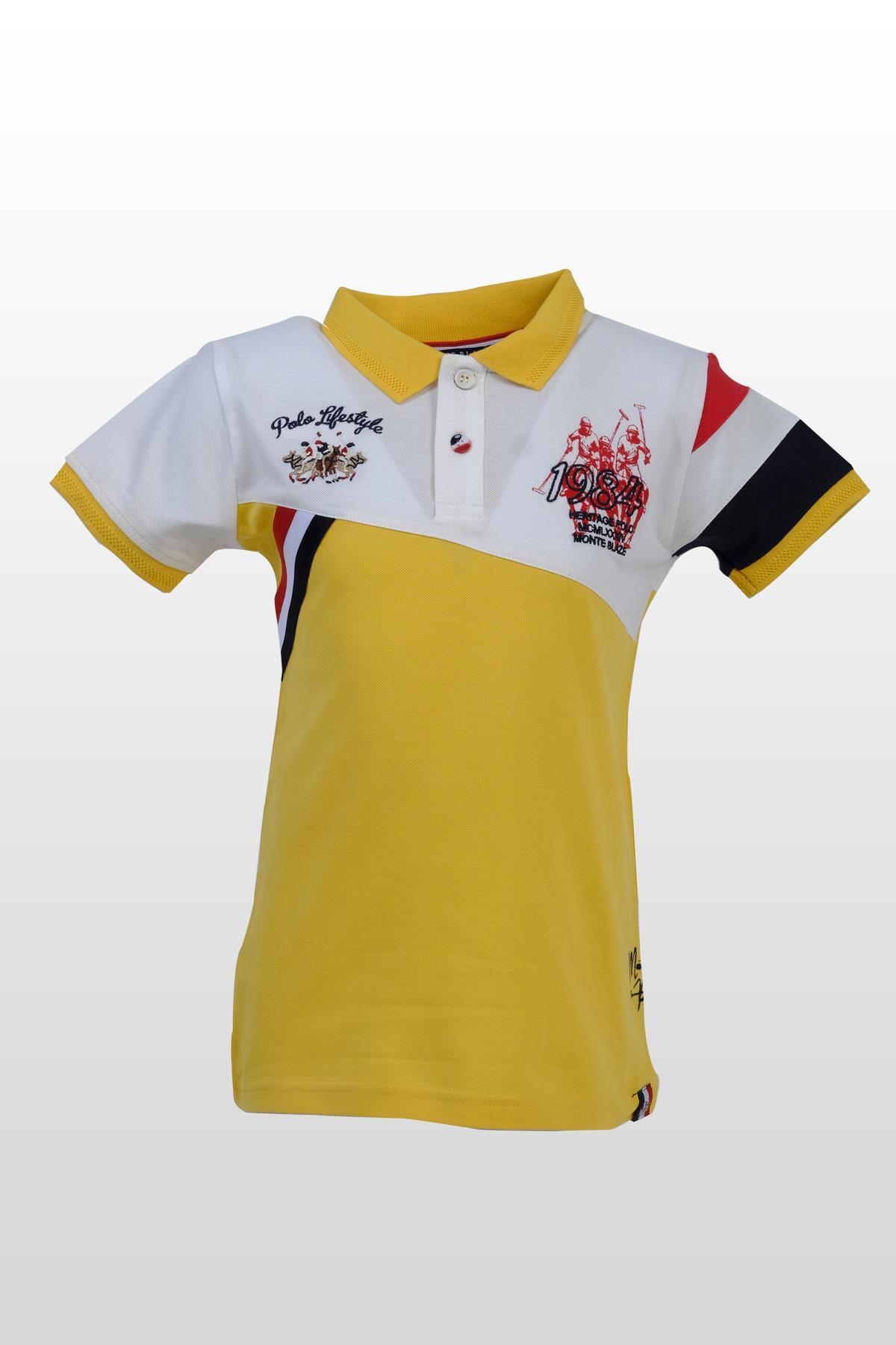 polo clup erkek çocuk polo yaka tişört