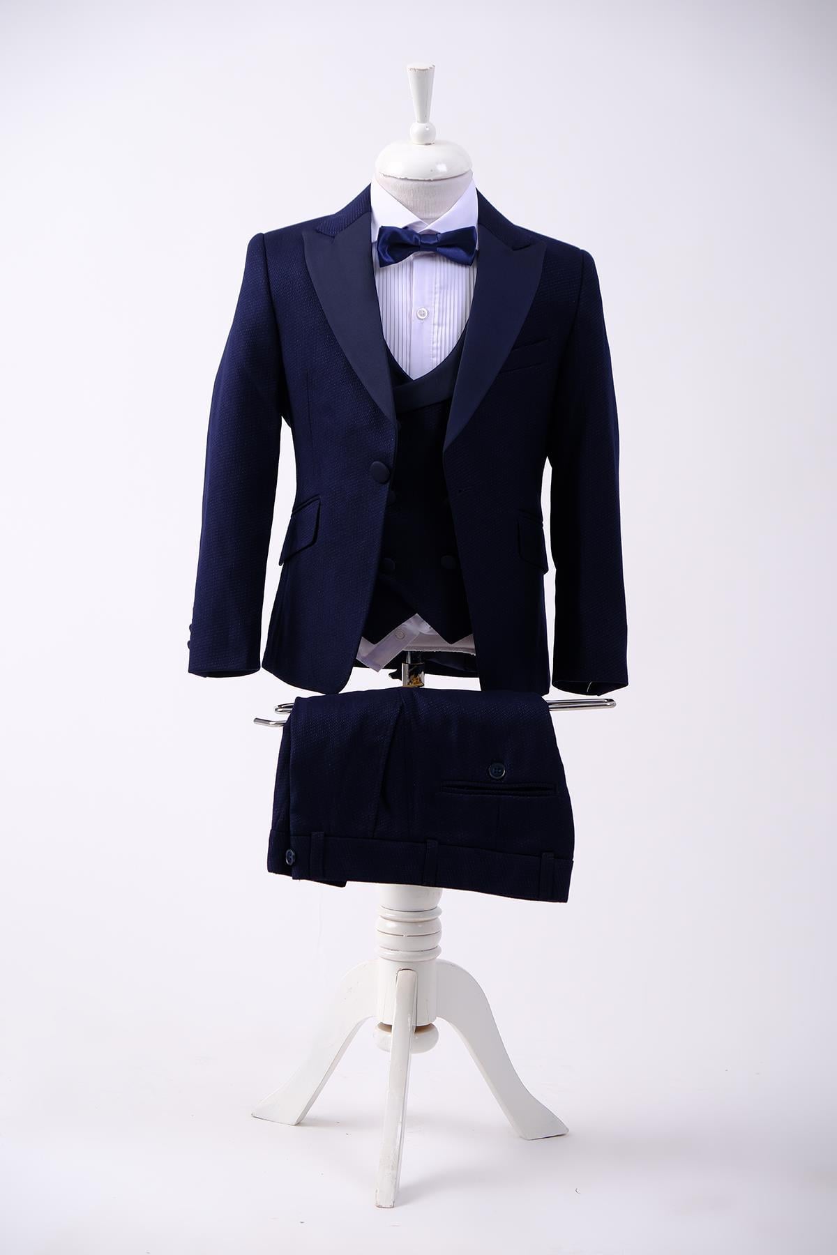 Doctor Junior Slim Fit Erkek Çocuk Smokin Takım Elbise