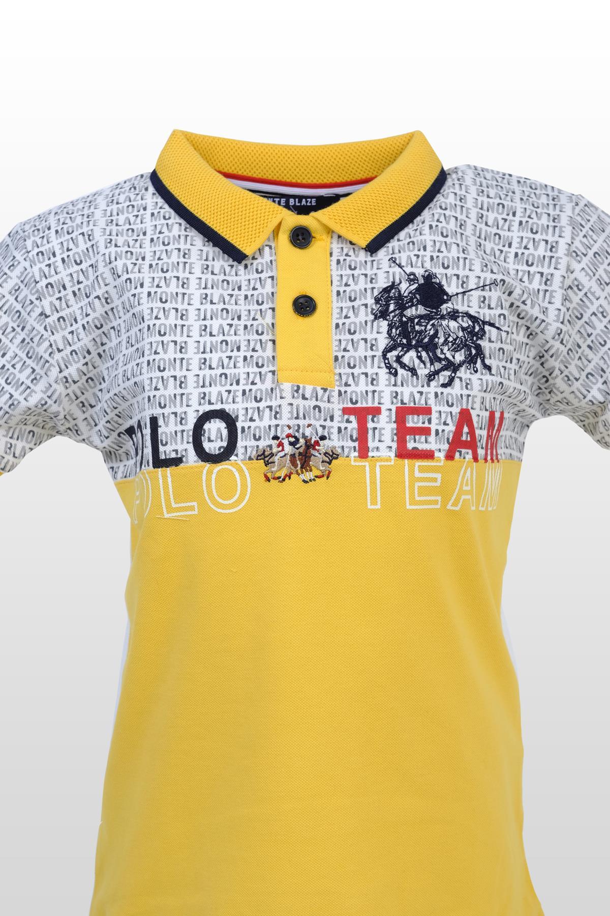polo clup erkek çocuk polo yaka tişört