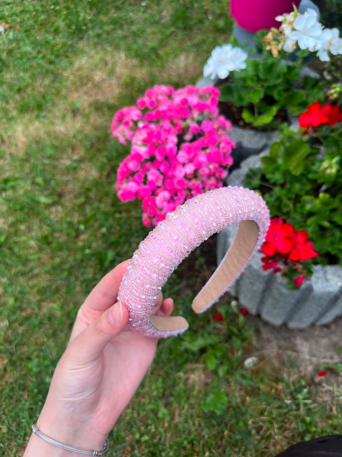 A+ Kalite Taşlı Taç Pinky