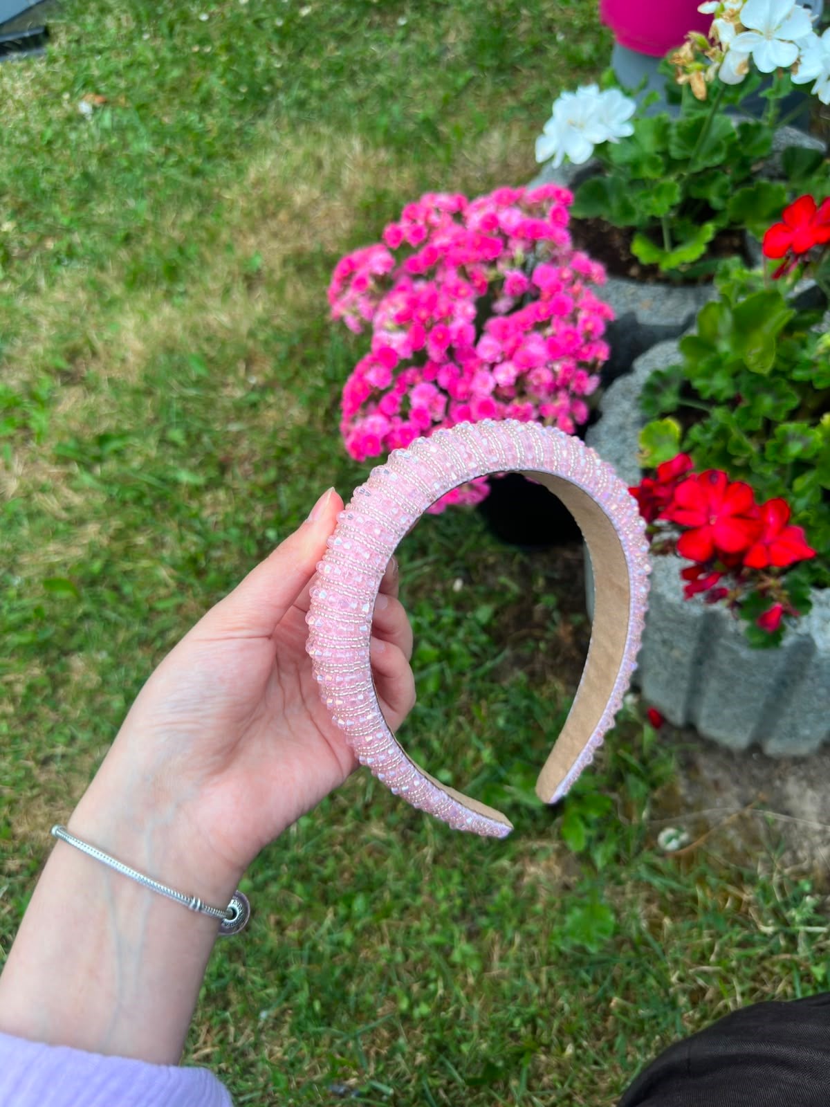 A+ Kalite Taşlı Taç Pinky