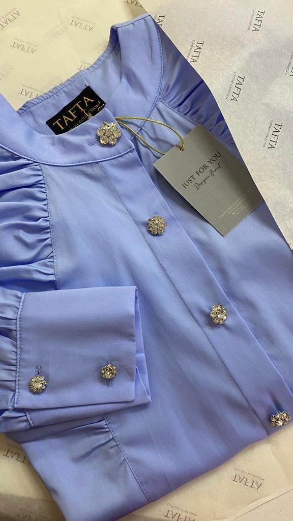 Bebe Mavisi Ahu Gömlek