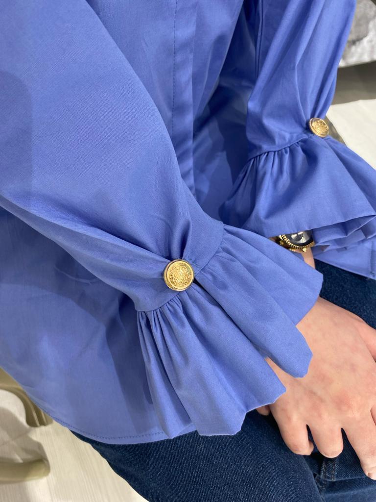 Gök Mavi Fairy Gömlek