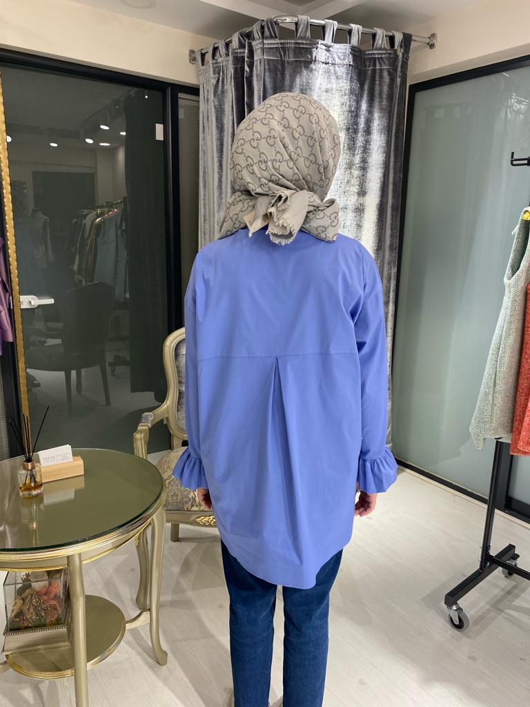 Gök Mavi Fairy Gömlek