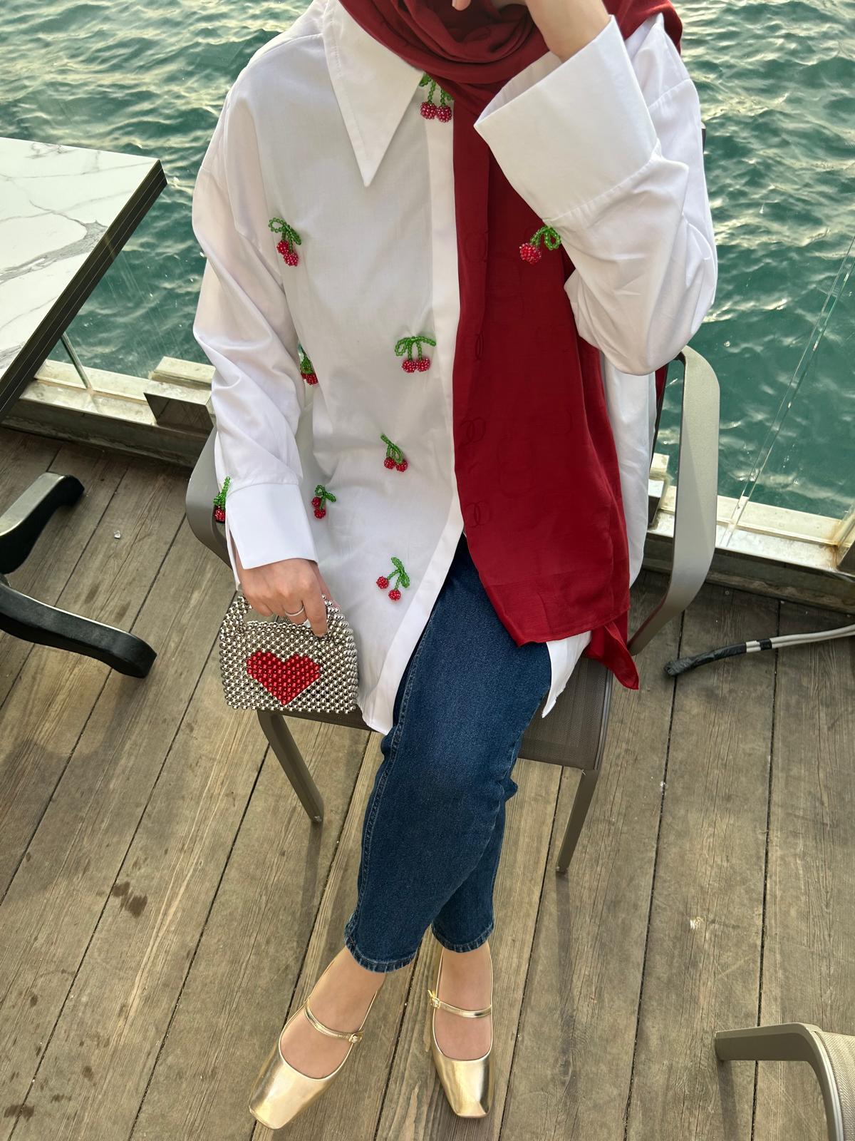 Kiraz Çiçeği Gömlek