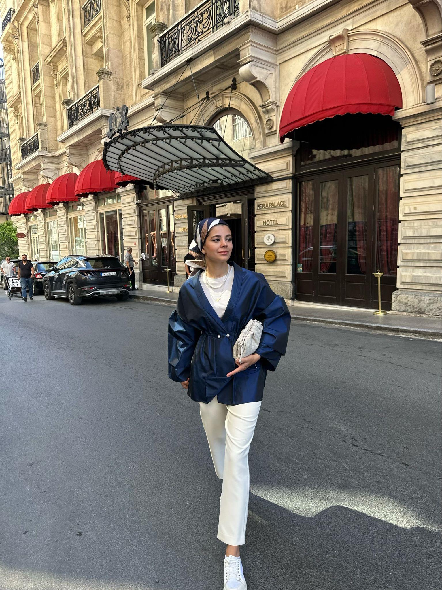 Lara Ceket Saks Mavisi