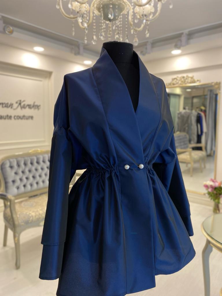 Lara Ceket Saks Mavisi