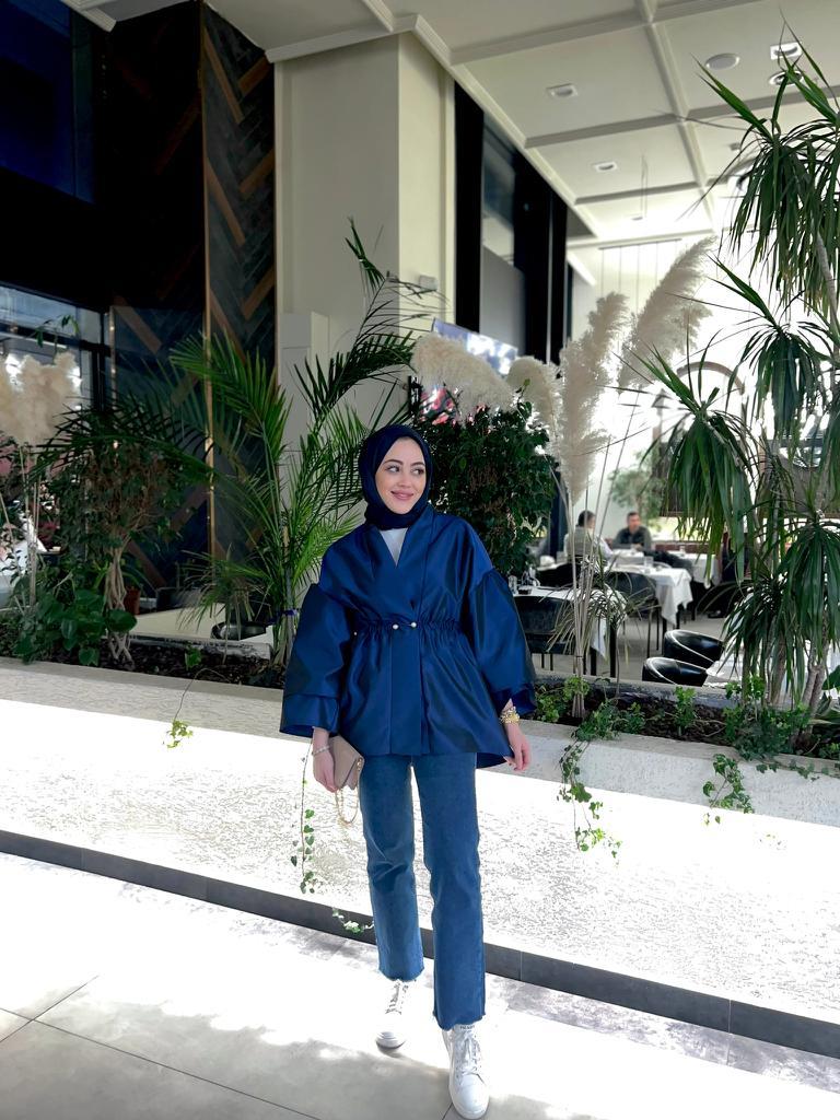 Lara Ceket Saks Mavisi