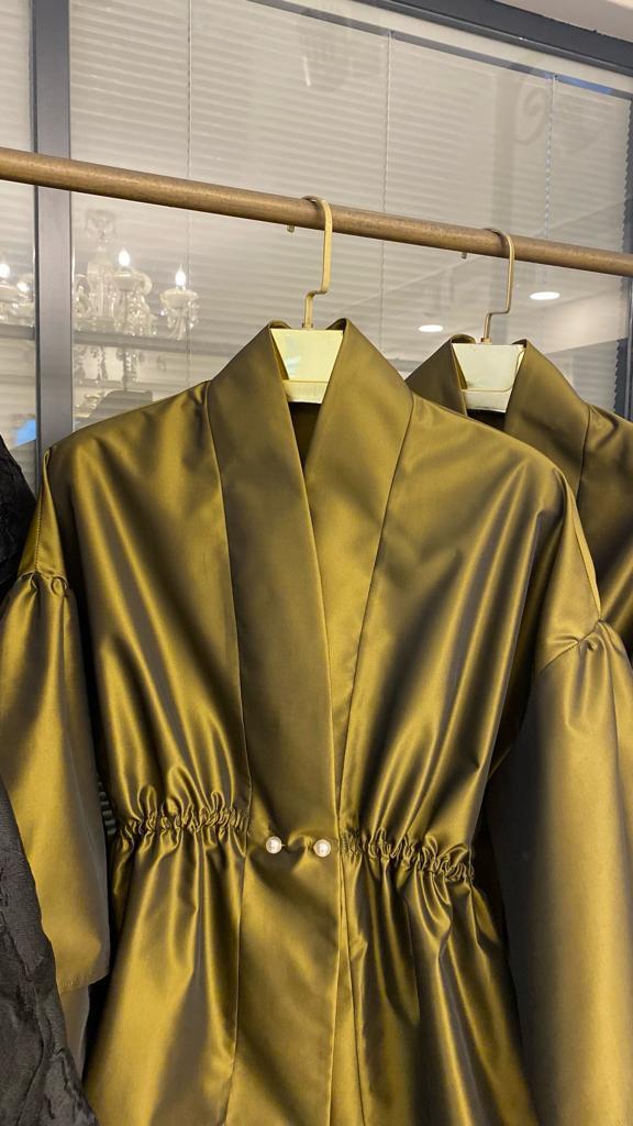 Lara Ceket Yağ Yeşili