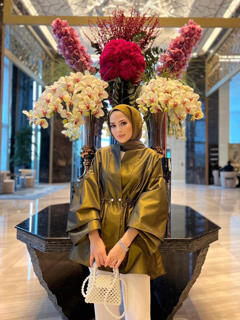 Lara Ceket Yağ Yeşili