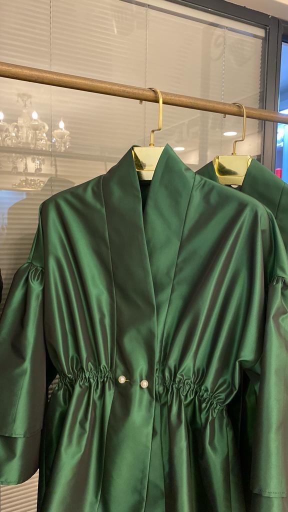 Lara Ceket Zümrüt Yeşili