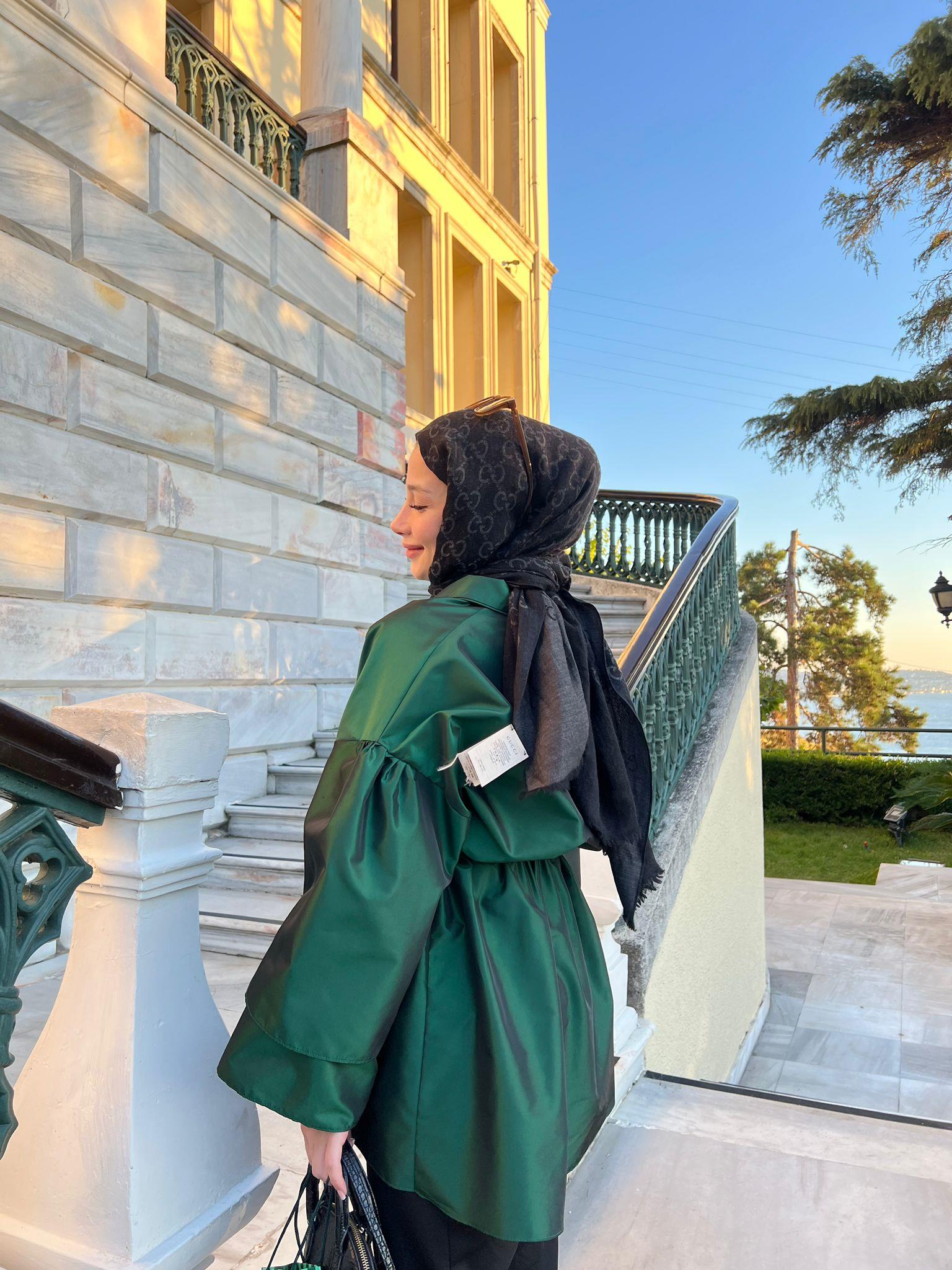 Lara Ceket Zümrüt Yeşili