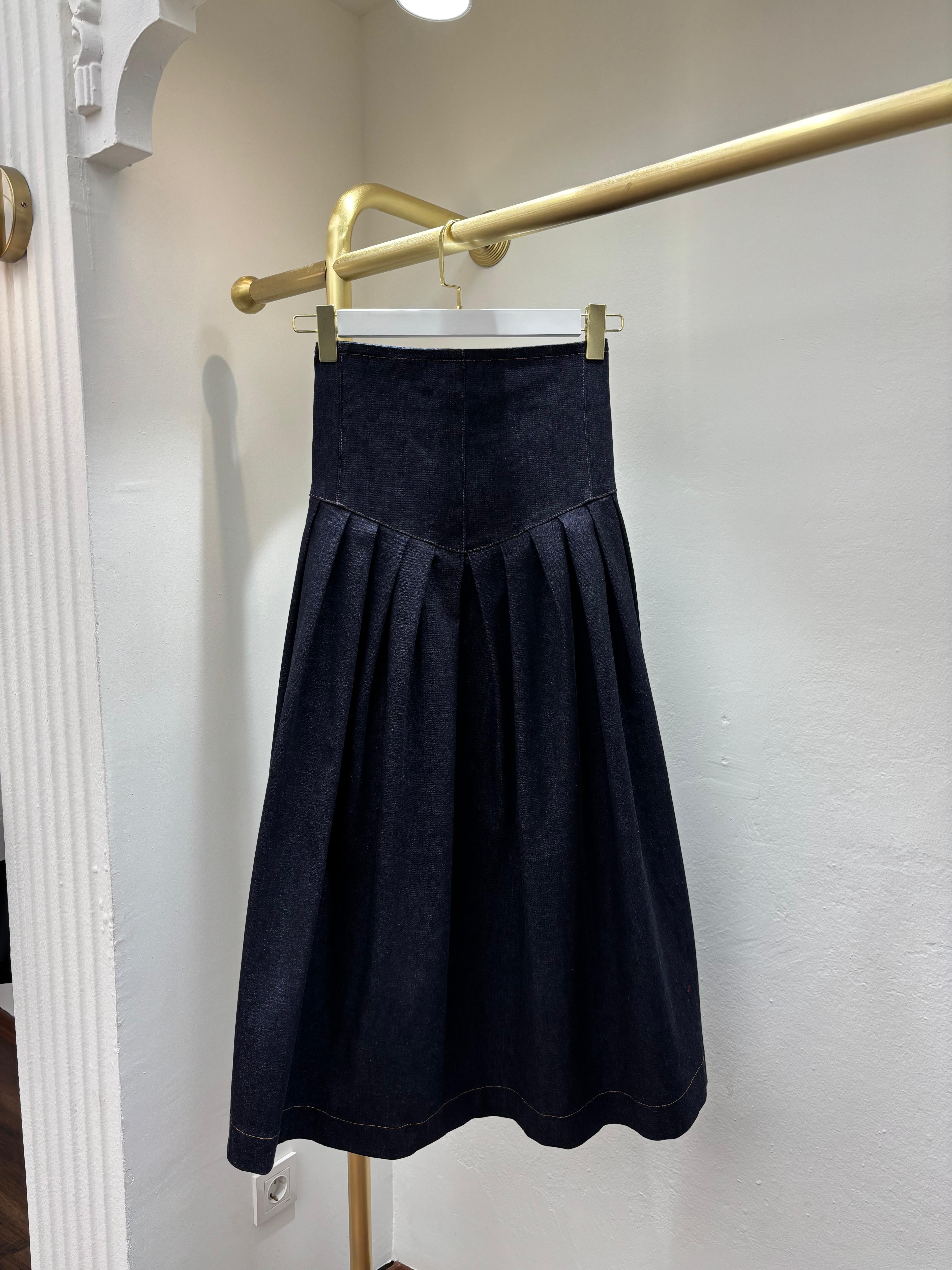 Midnight Gold Denim Etek