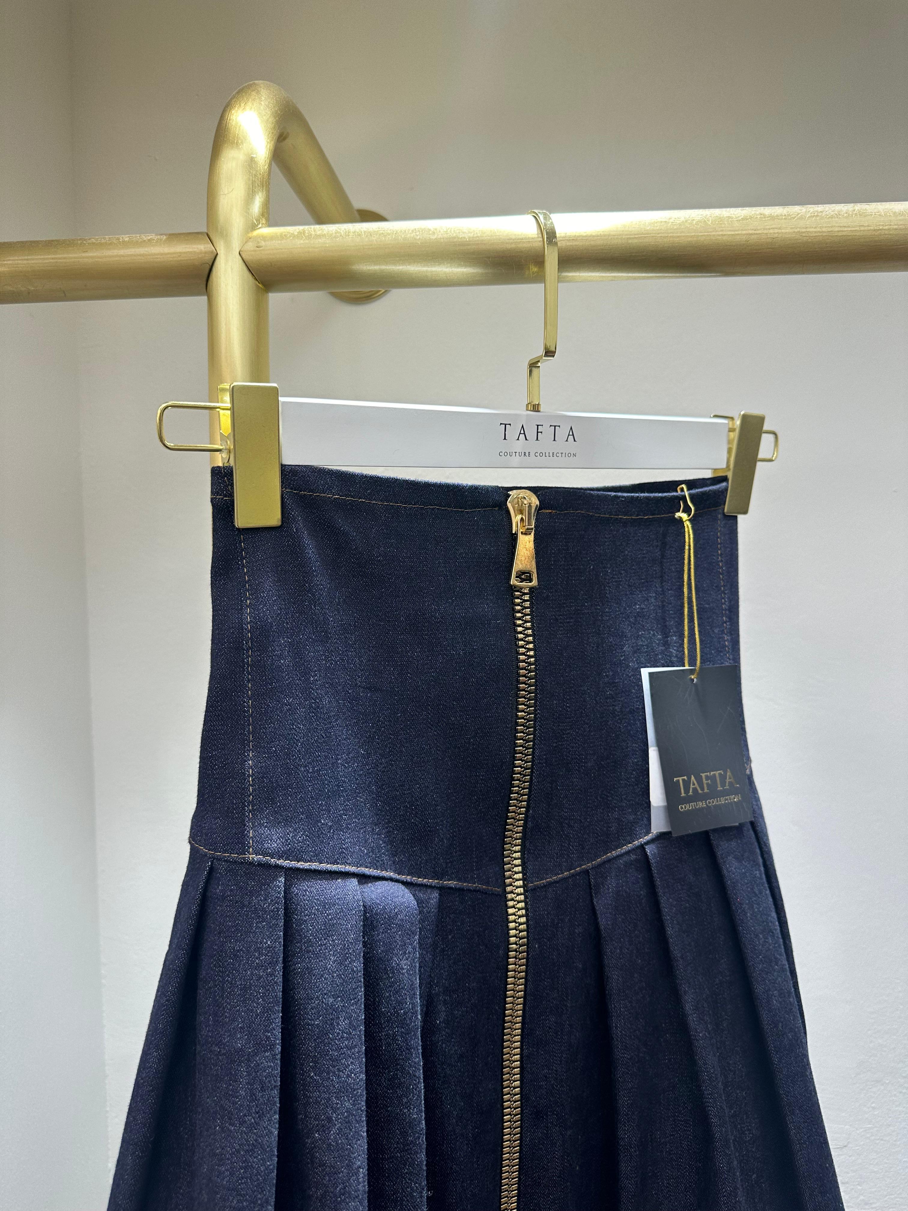 Midnight Gold Denim Etek