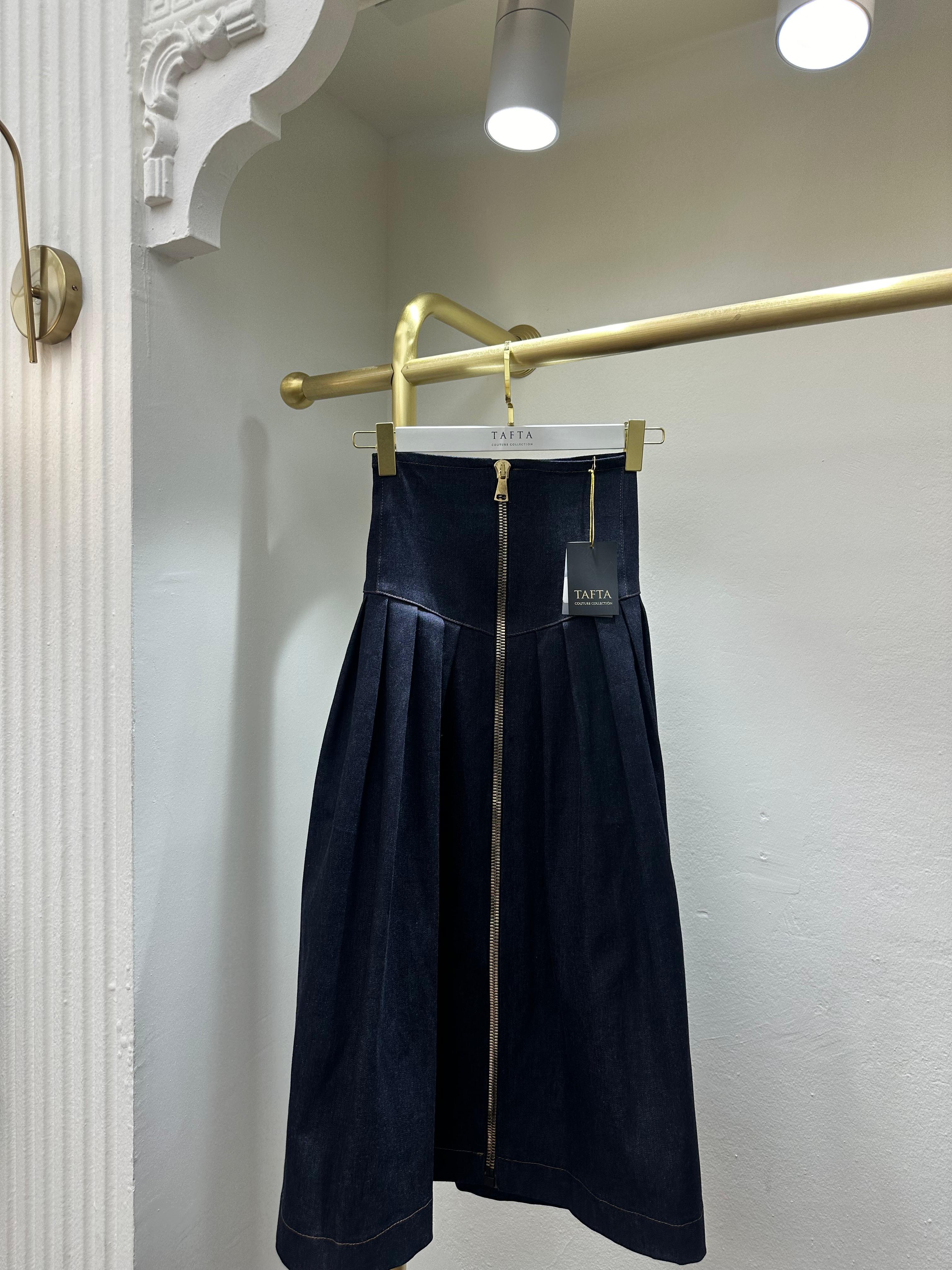 Midnight Gold Denim Etek