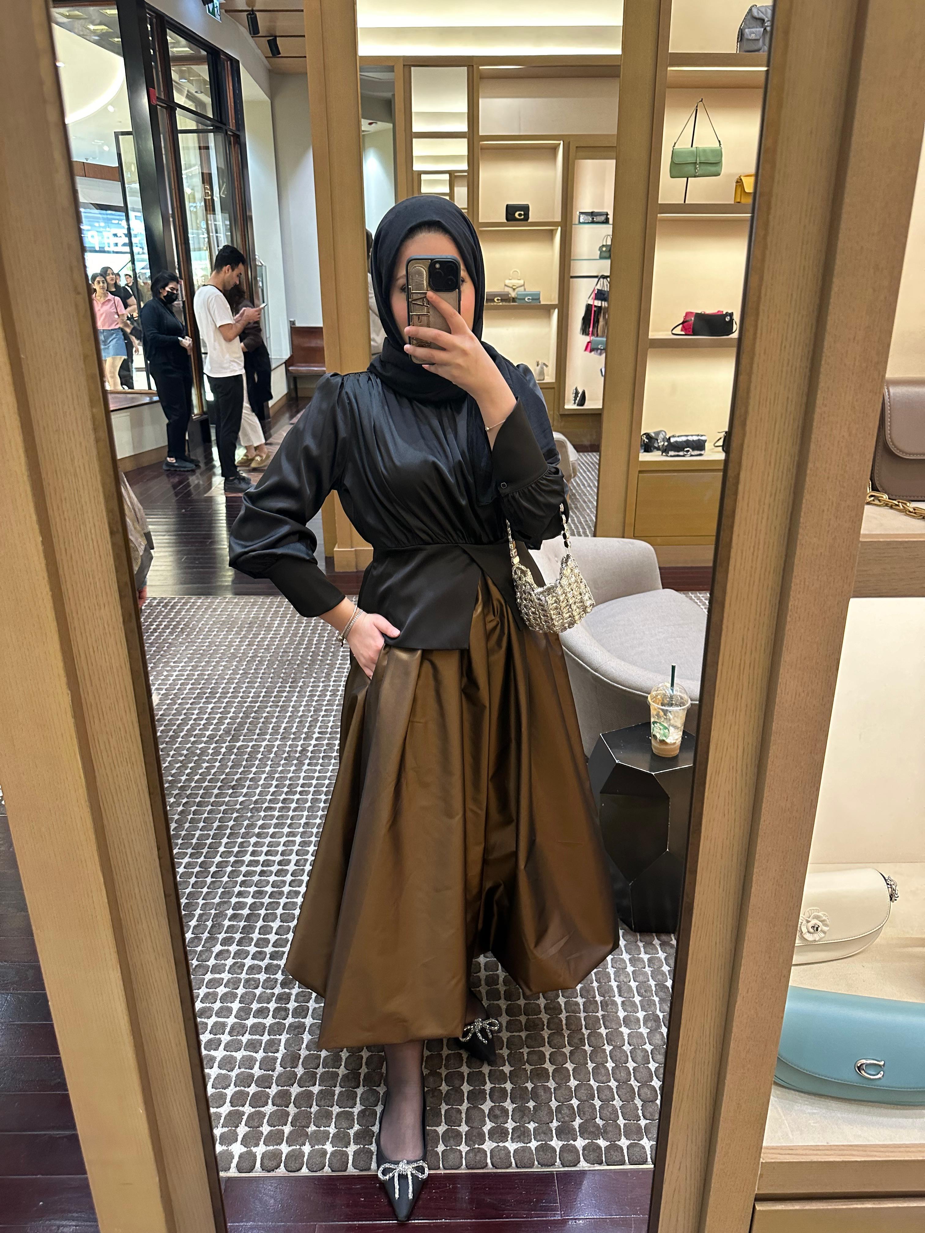 Tafta Balon Etek Acı Kahve